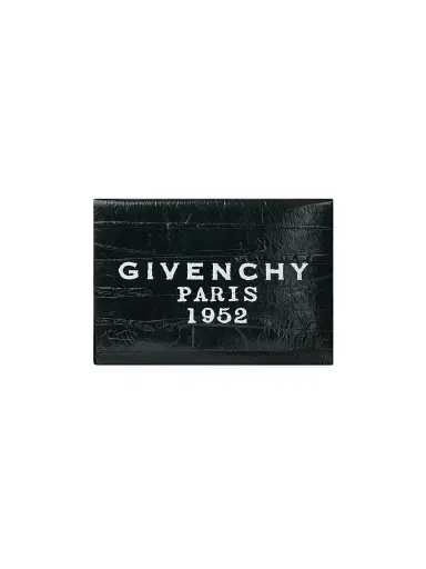 Givenchy Women's Paris 1952 Pochette in Leather - Black | Thumbnail 1 Givenchy Women's Paris 1952 Pochette in Leather - Black | Thumbnail 1