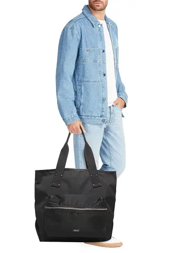 Sacai Men's Large Pocket Tote Bag - Black | Thumbnail 2