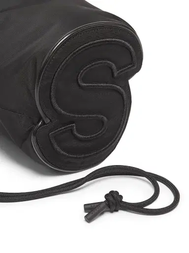 sacai Men's Nylon Twill Drawstring Bag - Black | Thumbnail 6 sacai Men's Nylon Twill Drawstring Bag - Black | Thumbnail 6