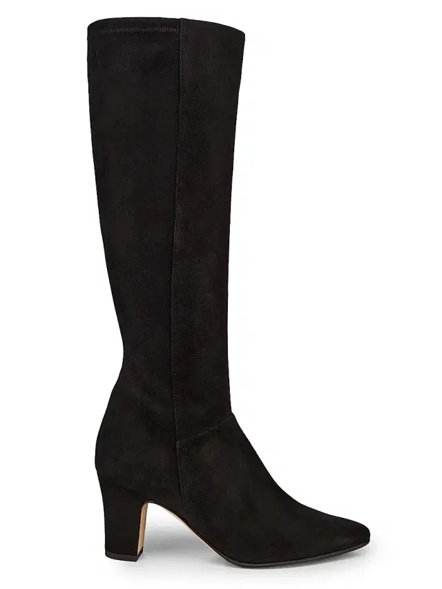 Manolo Blahnik Women's Pitana Suede Boots - Black