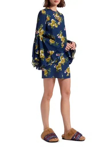 La DoubleJ Women's Friday Dress - Riptide Midnight Blue - Size XL | Thumbnail 3