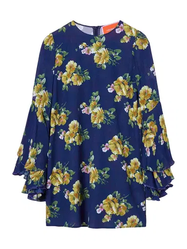 La DoubleJ Women's Friday Dress - Riptide Midnight Blue - Size XL | Thumbnail 1