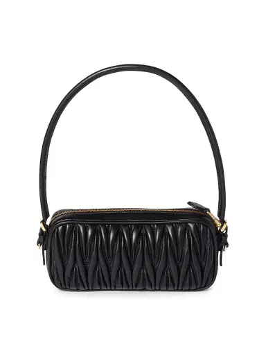 Miu Miu Women's Matelassé Nappa Leather Pouch | Thumbnail 2 Miu Miu Women's Matelassé Nappa Leather Pouch | Thumbnail 2
