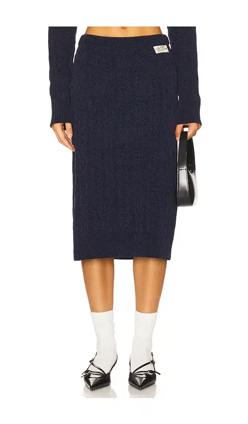 We11Done Cable Midi Skirt