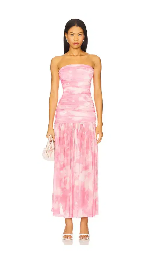 Bardot Solana Mesh Maxi Dress