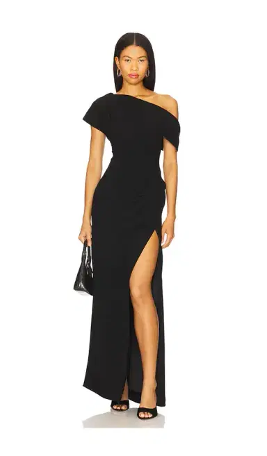 Simkhai Kally Draped Midi Dress | Thumbnail 1 Simkhai Kally Draped Midi Dress | Thumbnail 1