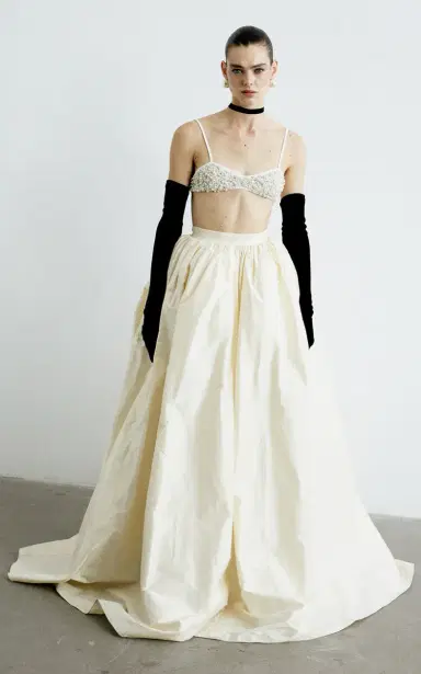 The New Arrivals Ilkyaz Ozel Sae Éclair De Perles Bralette | Thumbnail 2