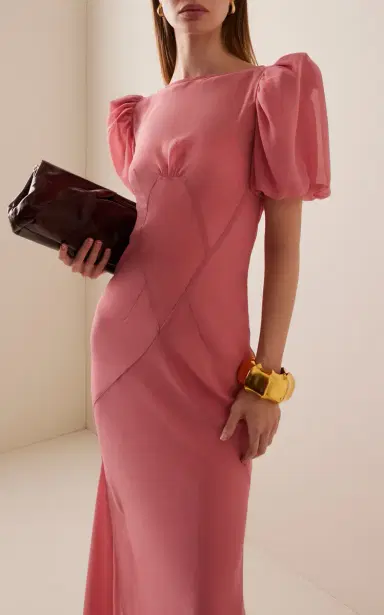 De La Vali Sabia Chiffon Maxi Dress | Thumbnail 2