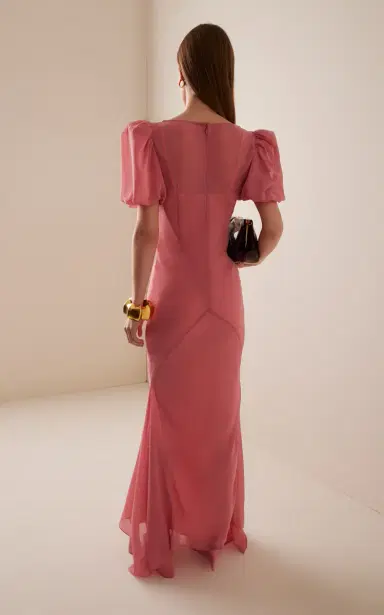 De La Vali Sabia Chiffon Maxi Dress | Thumbnail 4
