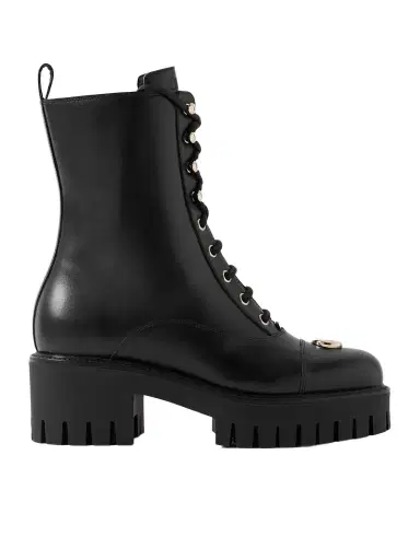 Gucci New Marmont Embellished Leather Ankle Boots | Thumbnail 1
