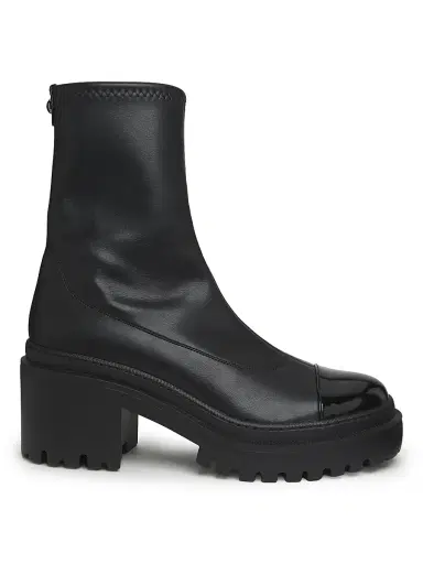 Giuseppe Zanotti Women's Leather Cap-Toe Platform Ankle Boots - Nero - Size 11 | Thumbnail 1 Giuseppe Zanotti Women's Leather Cap-Toe Platform Ankle Boots - Nero - Size 11 | Thumbnail 1