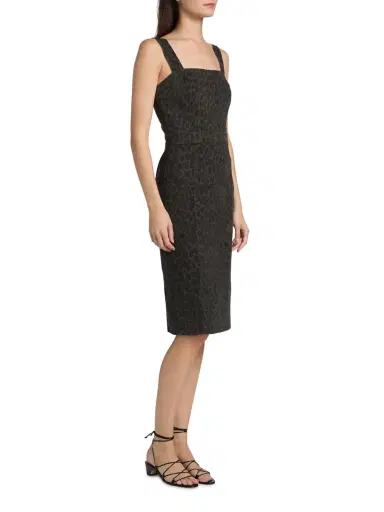 Ramy Brook Women's Tamera Denim Printed Midi-Dress | Thumbnail 4 Ramy Brook Women's Tamera Denim Printed Midi-Dress | Thumbnail 4