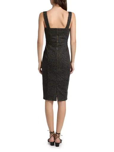Ramy Brook Women's Tamera Denim Printed Midi-Dress | Thumbnail 5 Ramy Brook Women's Tamera Denim Printed Midi-Dress | Thumbnail 5