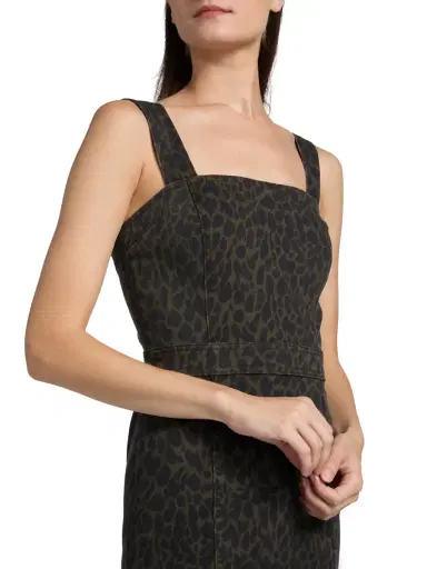 Ramy Brook Women's Tamera Denim Printed Midi-Dress | Thumbnail 6 Ramy Brook Women's Tamera Denim Printed Midi-Dress | Thumbnail 6
