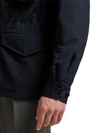 Ralph Lauren Purple Label Men's Silk Performance Shirt Jacket - Classic Chairman Navy - Size XXL | Thumbnail 7