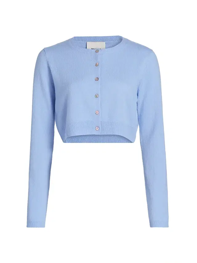 Reformation Women's Janie Cashmere Cardigan - Ice Water