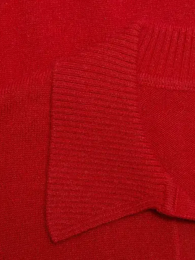 Reformation Women's Louise Cashmere Polo Sweater - Sundried Tomato - Size Small | Thumbnail 7 Reformation Women's Louise Cashmere Polo Sweater - Sundried Tomato - Size Small | Thumbnail 7