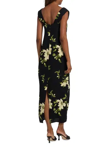 Reformation Women's Vea Floral Maxi Dress | Thumbnail 5 Reformation Women's Vea Floral Maxi Dress | Thumbnail 5