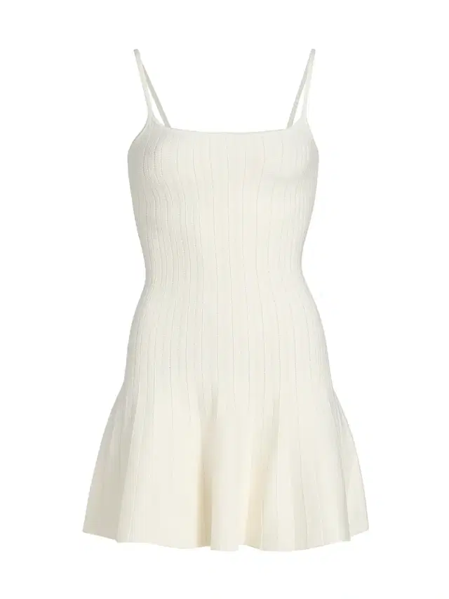Reformation Women's Rhia Cotton-Blend Knit Minidress - Fior Di Latte