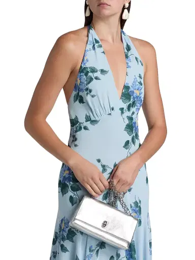 Reformation Women's Briony Floral Halterneck Maxi Dress - Fresh Air | Thumbnail 6