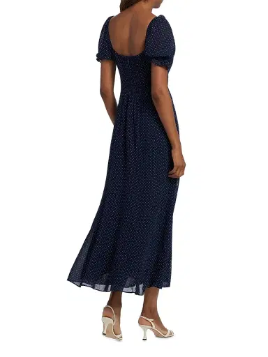 Reformation Women's Gloria Polka Dot Midi-Dress | Thumbnail 5 Reformation Women's Gloria Polka Dot Midi-Dress | Thumbnail 5