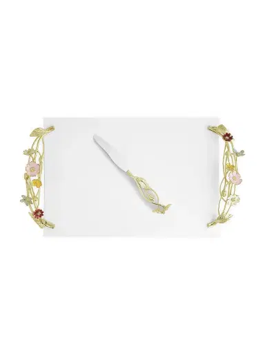 Michael Aram Wildflowers Cheeseboard & Knife | Thumbnail 5