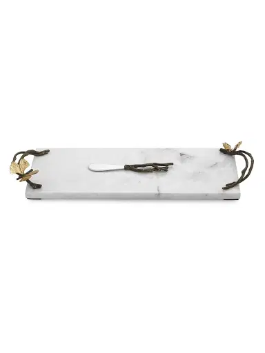 Michael Aram Butterfly Ginkgo Two-Piece Cheese Board & Knife Set | Thumbnail 1