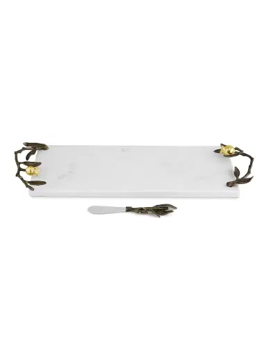 Michael Aram Pomegranate Long Marble Cheese Board & Knife Set | Thumbnail 2 Michael Aram Pomegranate Long Marble Cheese Board & Knife Set | Thumbnail 2