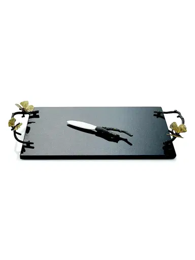 Michael Aram Two-Piece Butterfly Ginkgo Cheeseboard and Knife Set | Thumbnail 1 Michael Aram Two-Piece Butterfly Ginkgo Cheeseboard and Knife Set | Thumbnail 1
