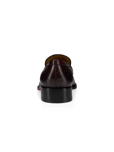 Christian Louboutin Men's Chambelimoc Patinated Leather Loafers - Amara - Size 15 | Thumbnail 3 Christian Louboutin Men's Chambelimoc Patinated Leather Loafers - Amara - Size 15 | Thumbnail 3