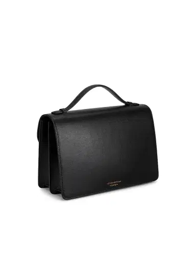 Victoria Beckham Women's Dorian Leather Top Handle Bag - Black | Thumbnail 4