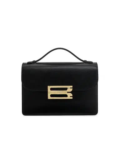 Victoria Beckham Women's Dorian Leather Top Handle Bag - Black | Thumbnail 1