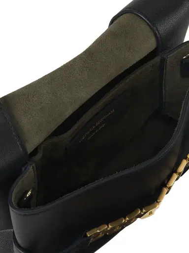 Victoria Beckham Women's Mini Leather Shoulder Bag - Black | Thumbnail 5 Victoria Beckham Women's Mini Leather Shoulder Bag - Black | Thumbnail 5