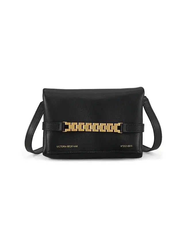 Victoria Beckham Women's Mini Leather Shoulder Bag - Black