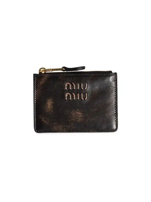 Women's Nappa Leather Card Holder - Brown Women's Nappa Leather Card Holder - Brown