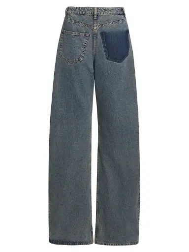 MM6 MAISON MARGIELA Women's Cotton Wide-Leg Jeans | Thumbnail 1 MM6 MAISON MARGIELA Women's Cotton Wide-Leg Jeans | Thumbnail 1