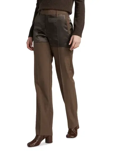 MM6 MAISON MARGIELA Women's Two-Tone Pants | Thumbnail 3