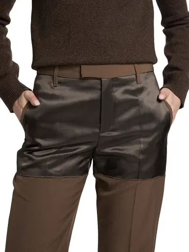 MM6 MAISON MARGIELA Women's Two-Tone Pants | Thumbnail 6