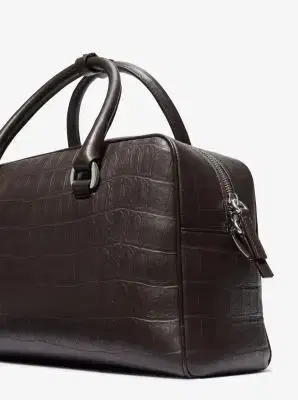 Michael Kors Collection Kasia Medium Crocodile Embossed Leather Satchel | Thumbnail 2 Michael Kors Collection Kasia Medium Crocodile Embossed Leather Satchel | Thumbnail 2