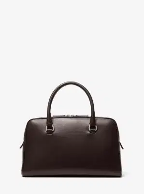 Michael Kors Collection Kasia Medium Leather Satchel | Thumbnail 3 Michael Kors Collection Kasia Medium Leather Satchel | Thumbnail 3