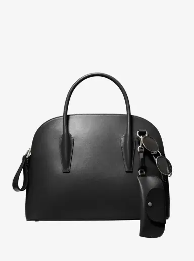 Michael Kors Collection Kaitlin Large Leather Dome Satchel | Thumbnail 12 Michael Kors Collection Kaitlin Large Leather Dome Satchel | Thumbnail 12