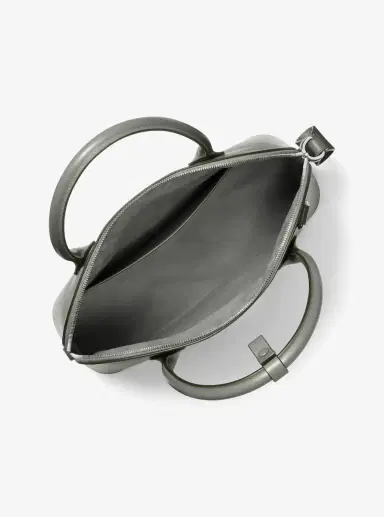 Michael Kors Collection Kaitlin Large Leather Dome Satchel | Thumbnail 14 Michael Kors Collection Kaitlin Large Leather Dome Satchel | Thumbnail 14