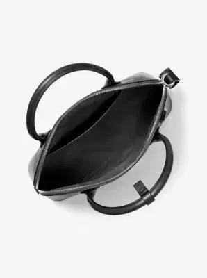 Michael Kors Collection Kaitlin Large Leather Dome Satchel | Thumbnail 6 Michael Kors Collection Kaitlin Large Leather Dome Satchel | Thumbnail 6