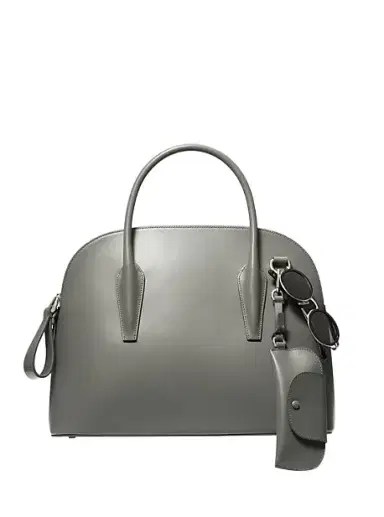 Michael Kors Collection Kaitlin Large Leather Dome Satchel | Thumbnail 1 Michael Kors Collection Kaitlin Large Leather Dome Satchel | Thumbnail 1