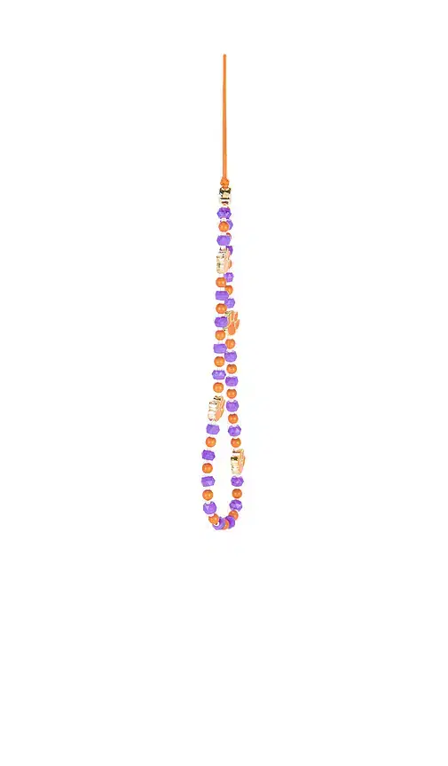 BaubleBar Clemson University Beaded Phone Charm