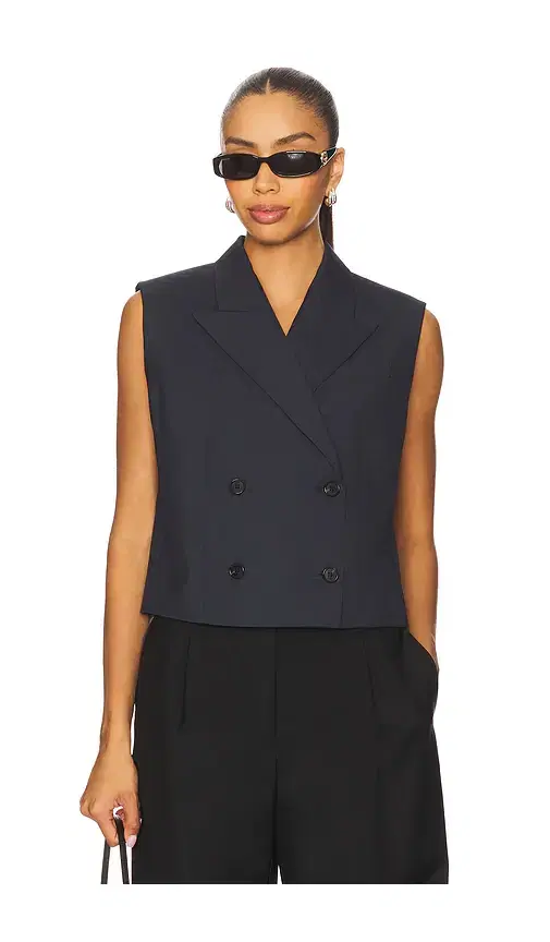 Theory Peak Double Breasted Vest