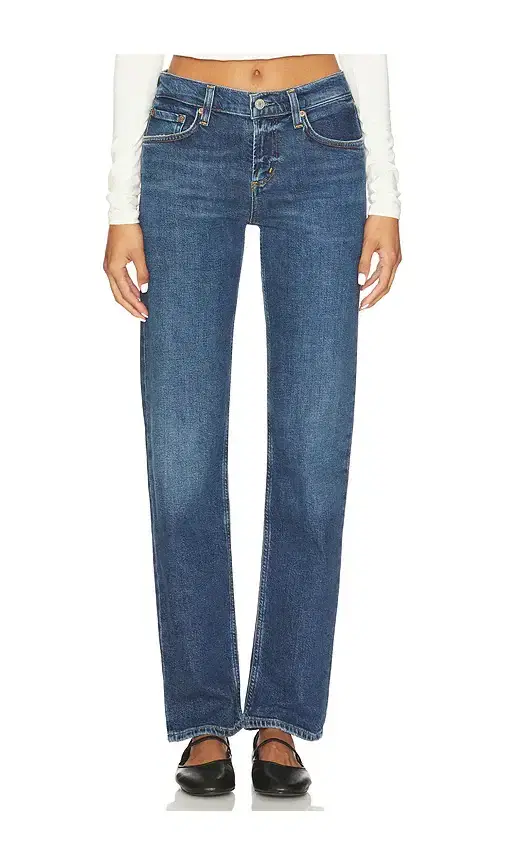 AGOLDE Low Rise Slim Jeans
