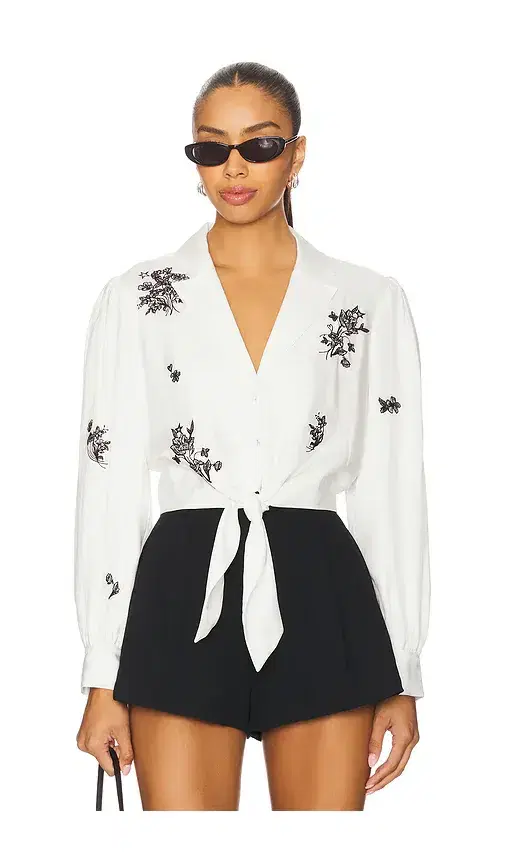 Cinq a Sept Wildflower Whimsy Marin Top