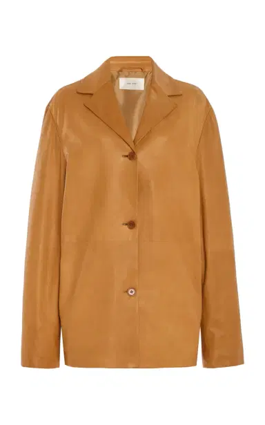 The Row Fabian Leather Jacket | Thumbnail 1