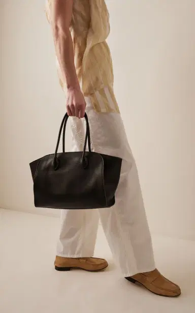The Row Marlo 12 Leather Tote Bag | Thumbnail 2 The Row Marlo 12 Leather Tote Bag | Thumbnail 2
